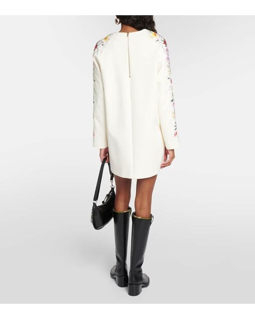 Max Mara Natural Minikleid Leva Aus Einem Wollgemisch