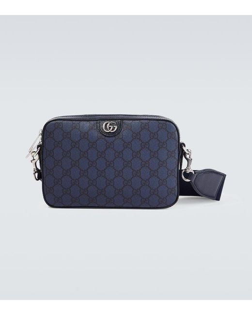 Gucci Messenger Bag Ophidia GG aus Canvas in Blue für Herren