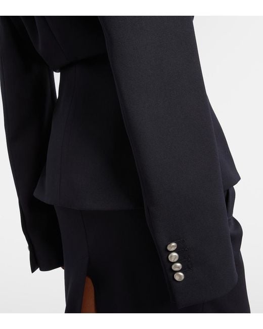 McQueen Blue Wool Blazer