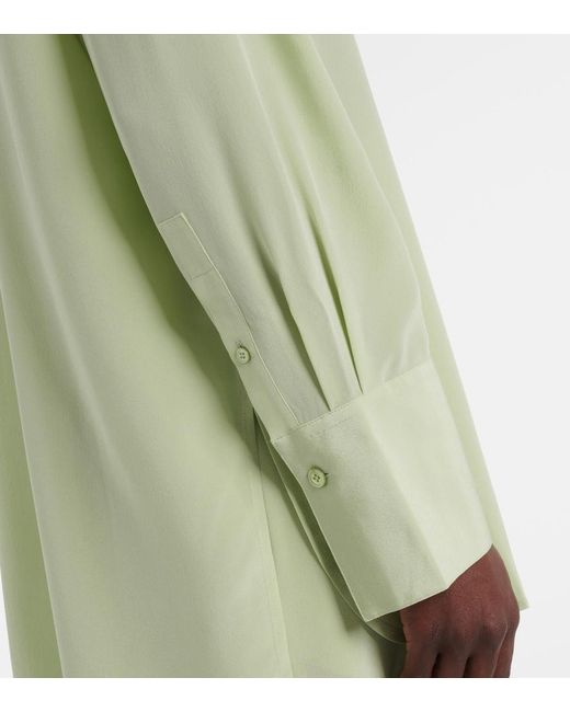 Chemise Bold En Crepe De Soie Joseph en coloris Green