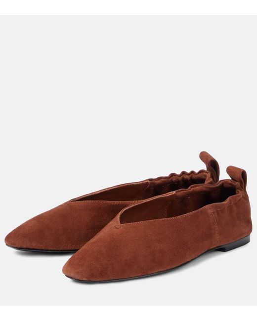 Ballerines Brie En Daim A.Emery en coloris Brown