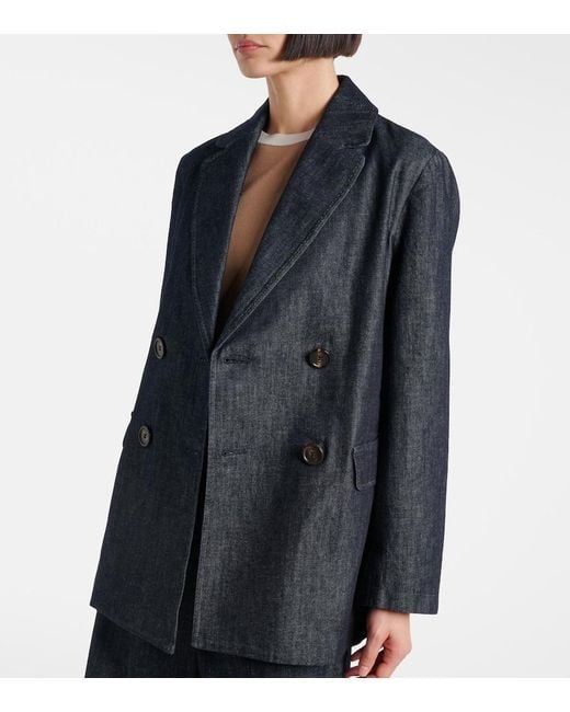 Max Mara Blue Sara Denim Jacket