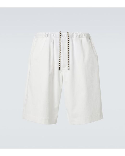 Plan C White Technical Shorts for men