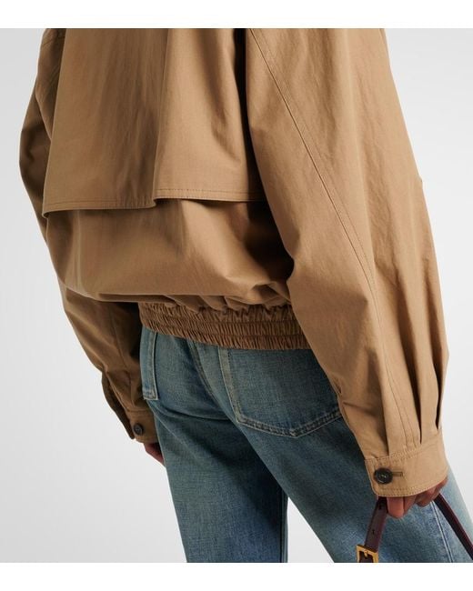 Saint Laurent Brown Cotton Canvas Jacket