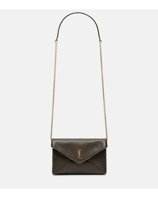 Borsa A Spalla Cassandre Mini di Saint Laurent in White