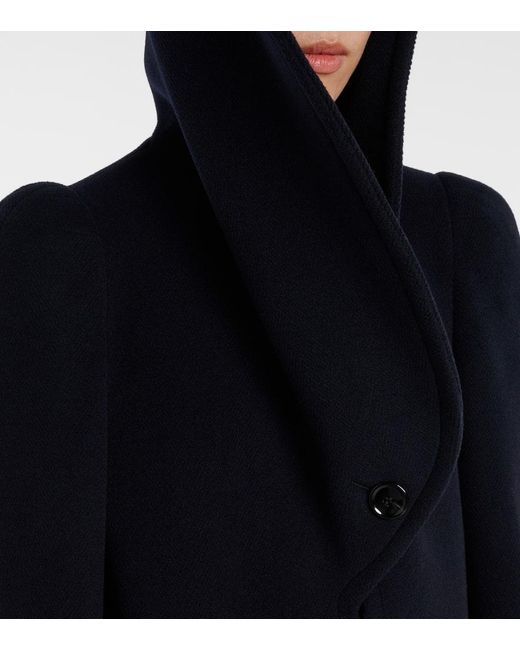 Cappotto Asimmetrico di Alaïa in Blue
