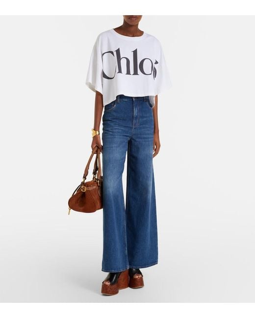 Chloé Brown Paddington Suede Shoulder Bag