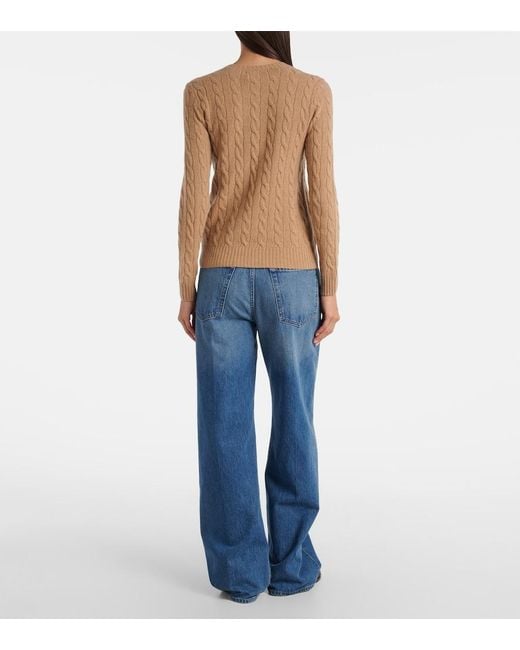 Polo Ralph Lauren Brown Julianna Wool And Cashmere Sweater