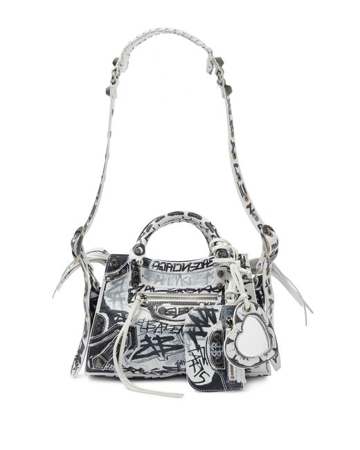 white balenciaga purse