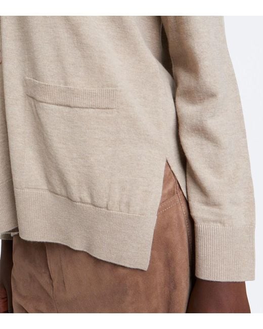 Max Mara Natural Wool Cardigan