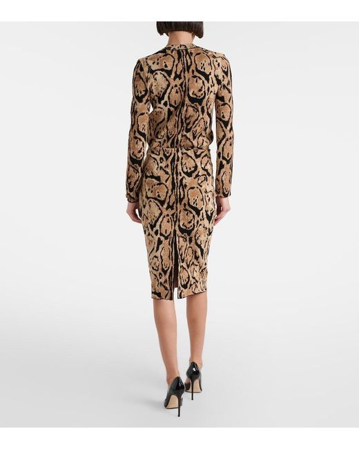 Stella McCartney Multicolor Jacquard Pencil Skirt