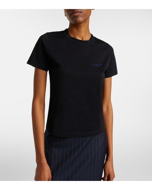 Givenchy Black Cotton Jersey T-Shirt