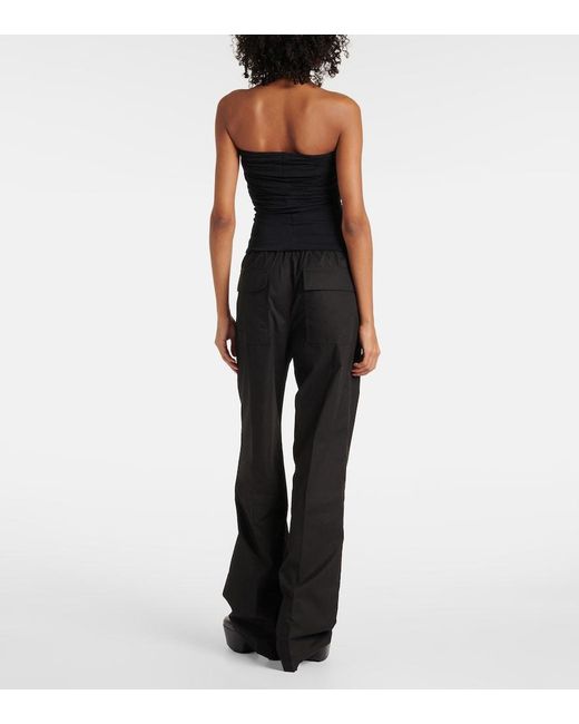Rick Owens Black Jersey Bustier