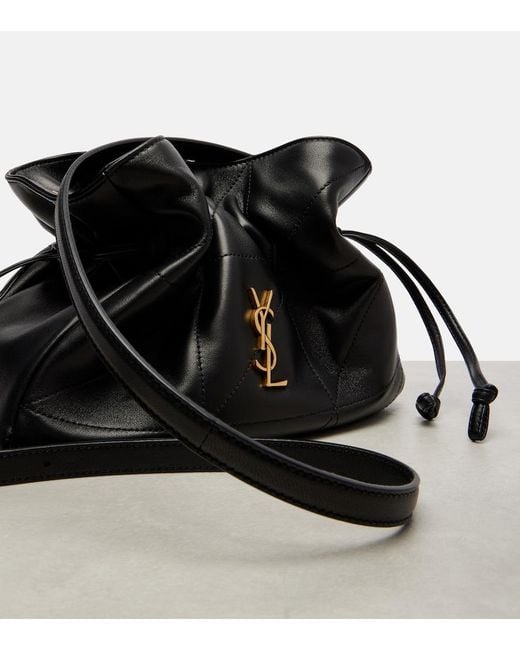 Saint Laurent Black Jamie Small Leather Shoulder Bag