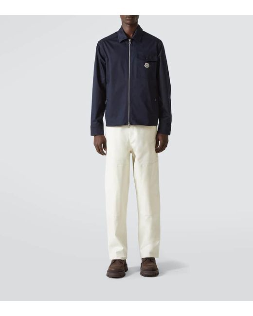 Camicia di Moncler in Blue da Uomo
