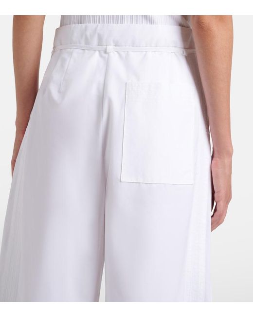Jacquemus White Marin Cotton Bermuda Shorts