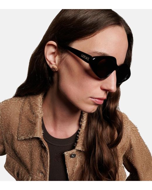 Loewe Brown Slim Oval Sunglasses