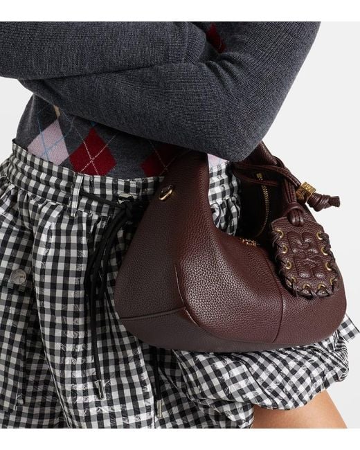 Ganni Brown Tote Bag Mini