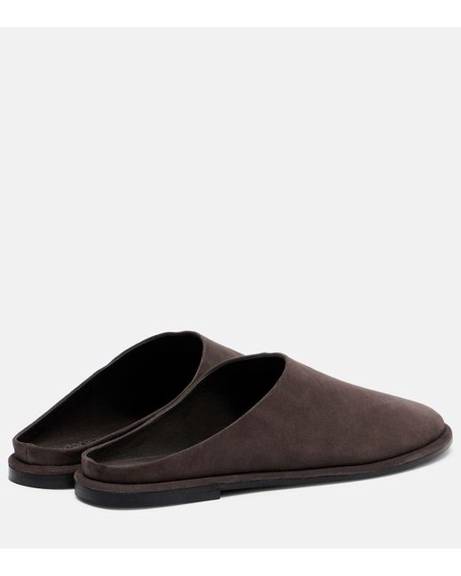 A.Emery Brown Spencer Suede Mules
