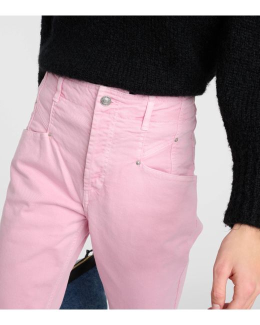 Jean slim Niliane Isabel Marant en coloris Pink
