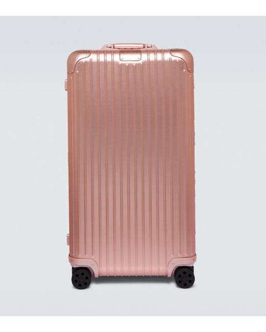 Rimowa Pink Original Trunk Plus Suitcase for men