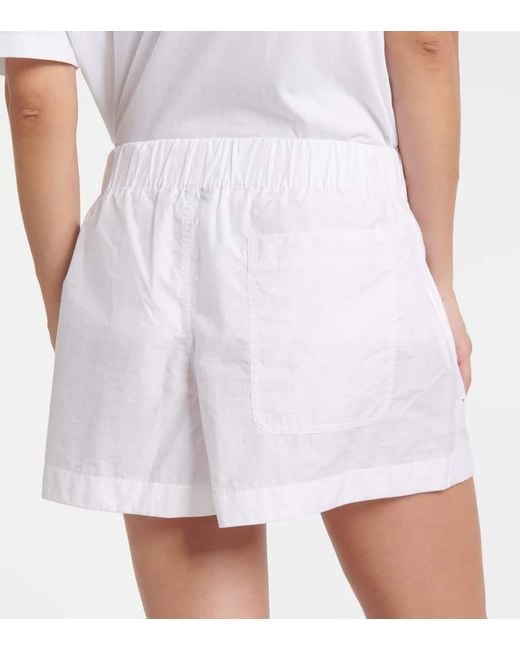 Wardrobe NYC White Cotton-Blend Shorts
