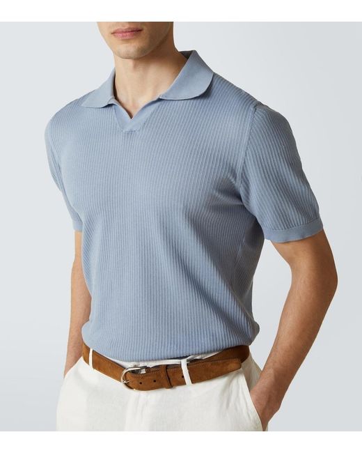 Polo di Fedeli in Blue da Uomo