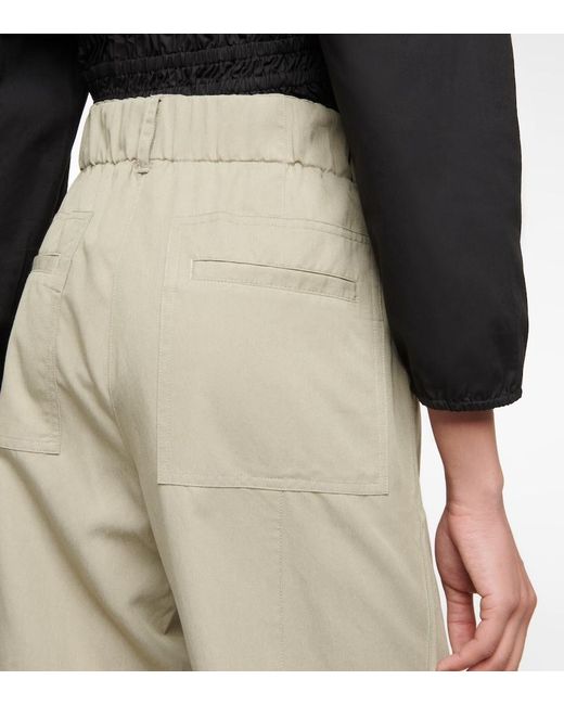 Proenza Schouler Natural Label High-Rise Tapered Pants
