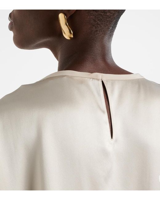 Lisa Yang White Silk Top