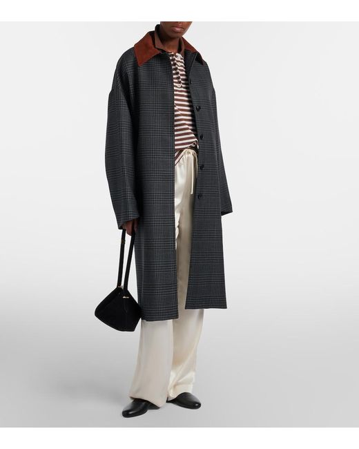 Rohe Red Striped Oversized Cotton Polo Shirt