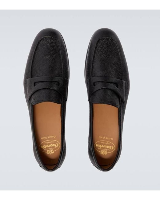 Church's Black Milton Leather Penny Loafers for men