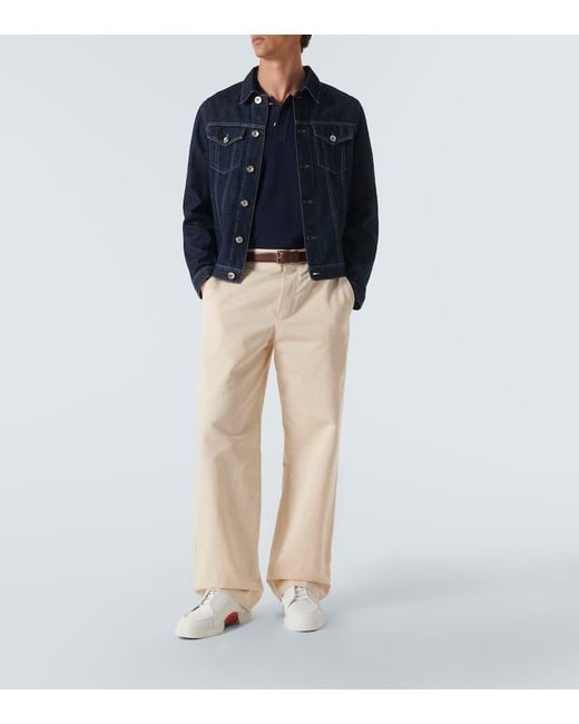 Christian Louboutin White Jimmy Leather Sneaker for men