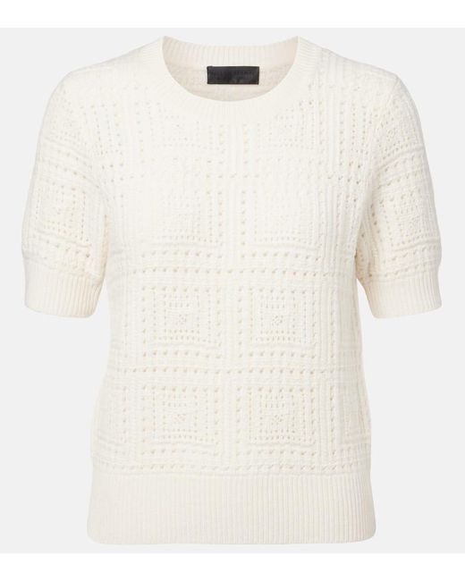 Nili Lotan White Pullover Elysia Aus Kaschmir