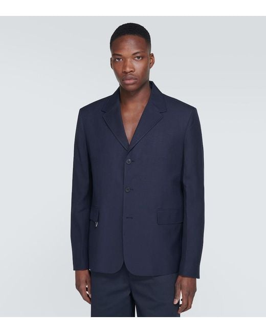 Jacquemus Blue La Veste Cabri Blazer for men