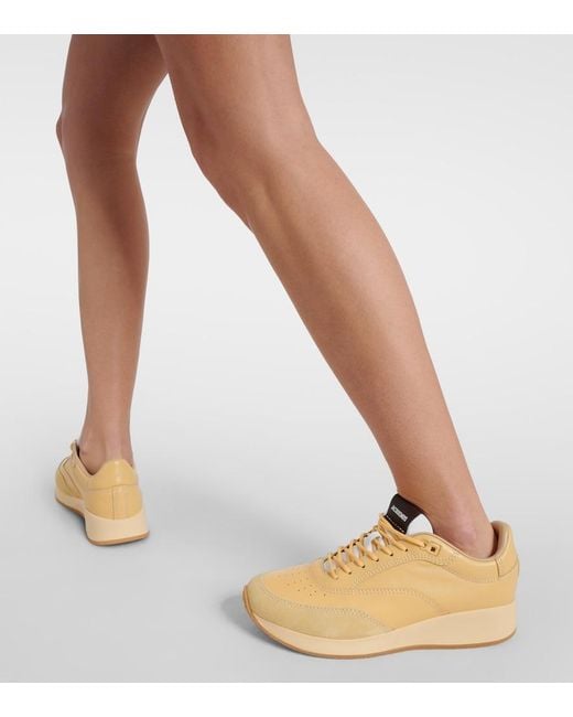 Jacquemus Natural La Daddy Leather Sneakers