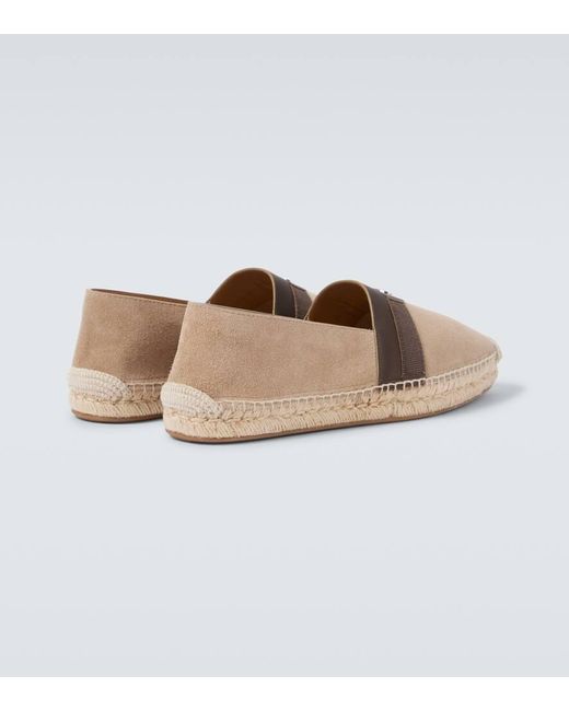 Christian Louboutin Espadrilles Alfarica Aus Leder in White für Herren