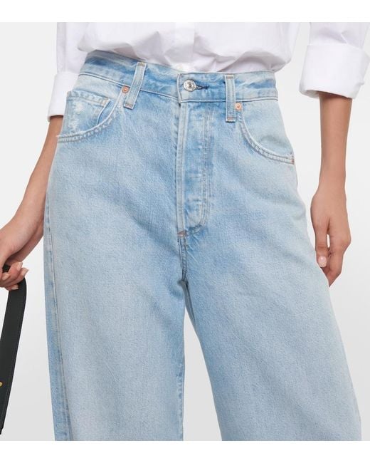 Citizens of Humanity Blue Beverly High-Rise Bootcut Jeans