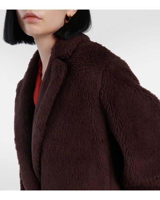 Vince Brown Faux Fur Coat