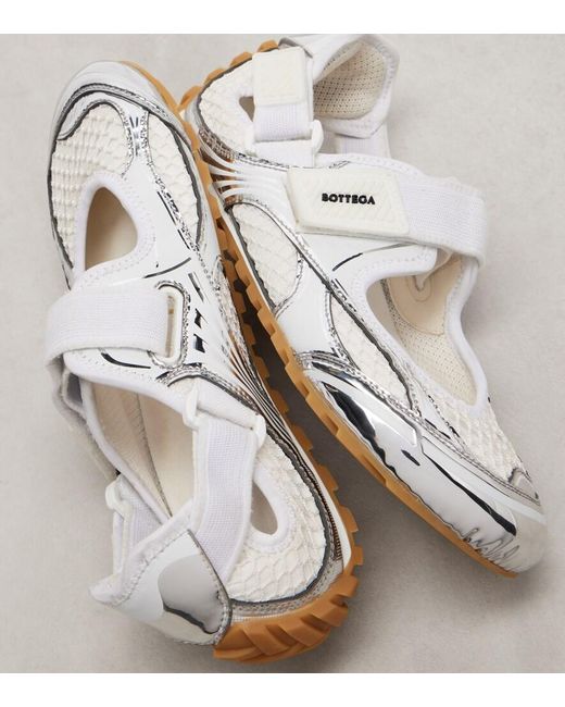 Bottega Veneta White Orbit Flash Sneakers