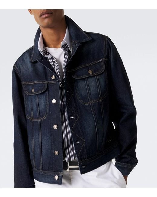 Tom Ford Blue Icon Denim Jacket for men