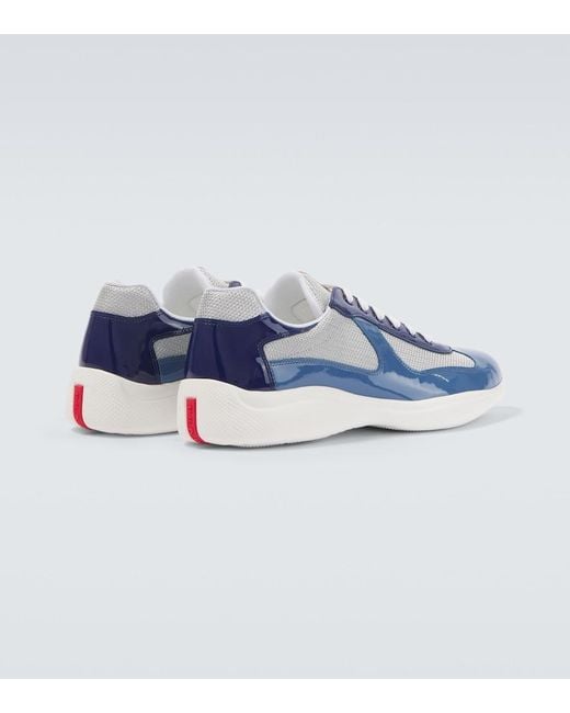 Prada Blue America's Cup Sneakers for men