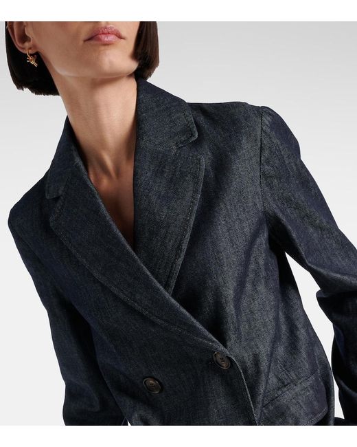 Max Mara Blue Sara Denim Jacket