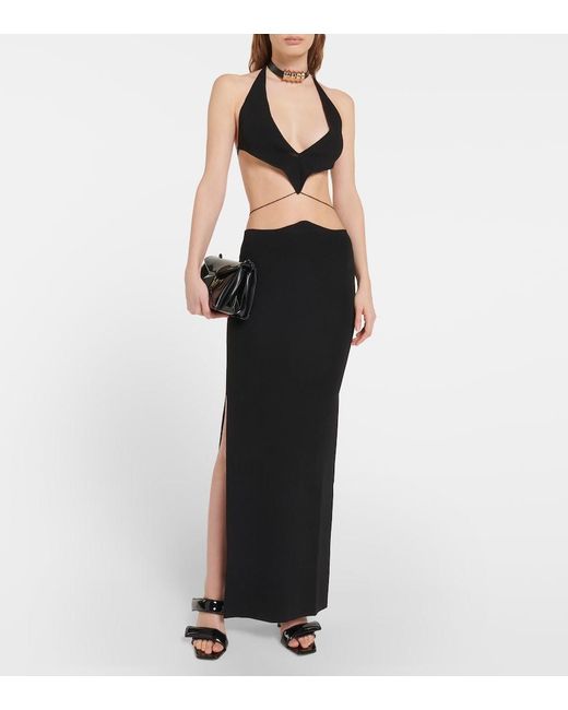 Gia Borghini Black X Pernille Teisbaek Perni 03 Leather Sandals
