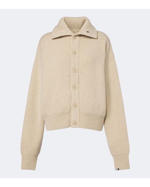 Extreme Cashmere Natural N°377 Clement Cashmere Cardigan