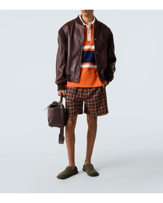 Loewe Loafers Flex Aus Veloursleder in Green für Herren