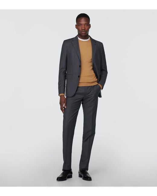 John Smedley Pullover Marcus Aus Wolle in Brown für Herren