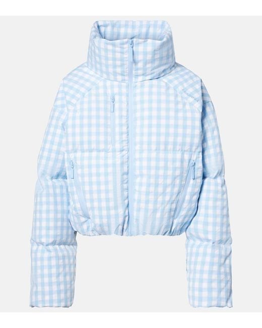 CORDOVA Blue Cortina Gingham Down Ski Jacket
