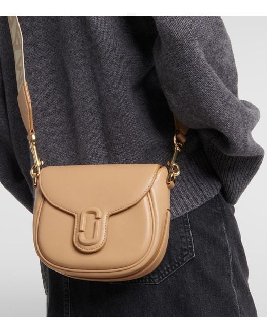 Borsa a spalla The Small Saddle in pelle di Marc Jacobs in Brown