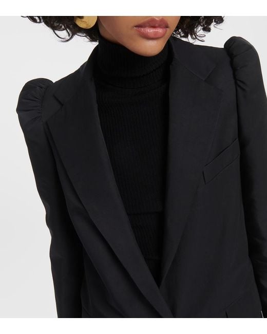 Max Mara Black Willy Cotton-Blend Blazer