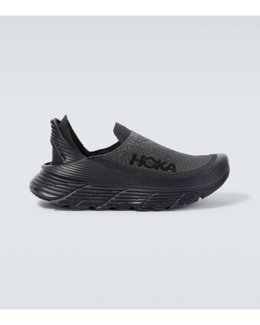 Hoka One One Black Restore Tc Slip-on Sneakers for men